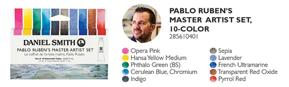 Daniel Smith Pablo Rubens Master Artist set - 5ml x 10 Tuben