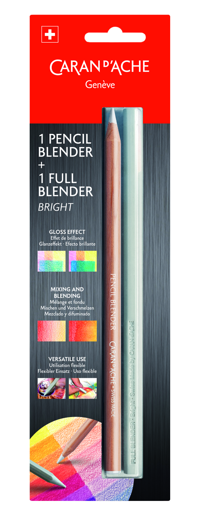 902_301_Blister_Blender Caran dAche Pencil Blender + Full Blender