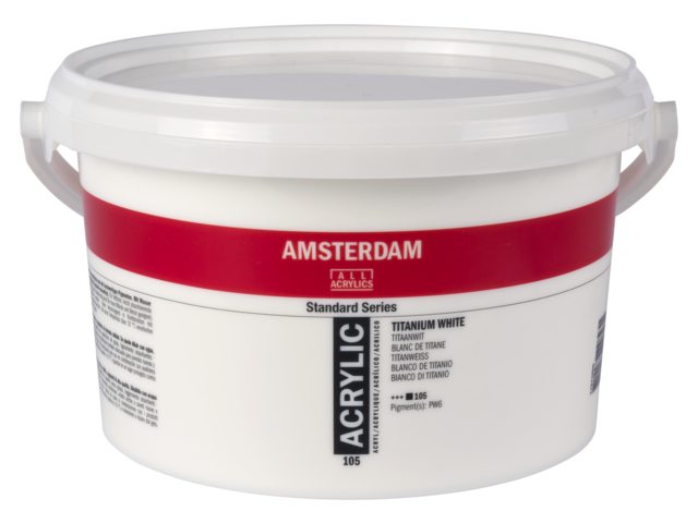 amsterdam-2500ml-white Royal Talens Amsterdam Acryl 2.5 L Titanweiss