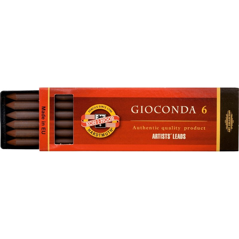 KOH I NOOR Kreide-Minen GIOCONDA 5.6 mm fettfreie Kreide - 6er Pack