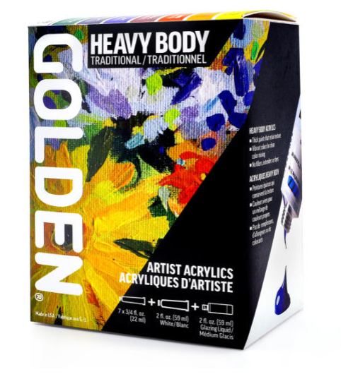 Golden Acrylic Heavy Body Traditional Set 947