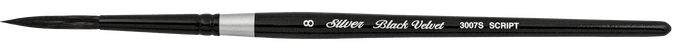 Silver Brush Black Velvet 3007S Script Liner