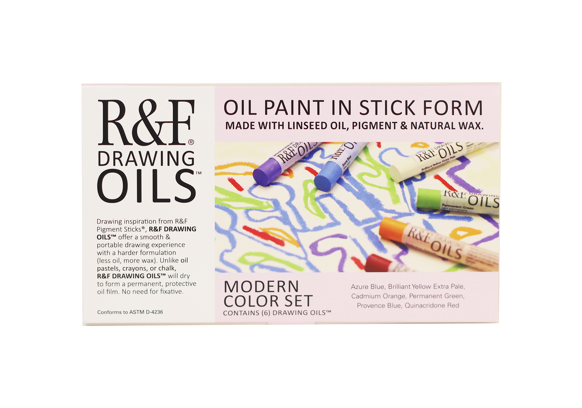 R&F Drawing Oil Sticks 12ml SETS