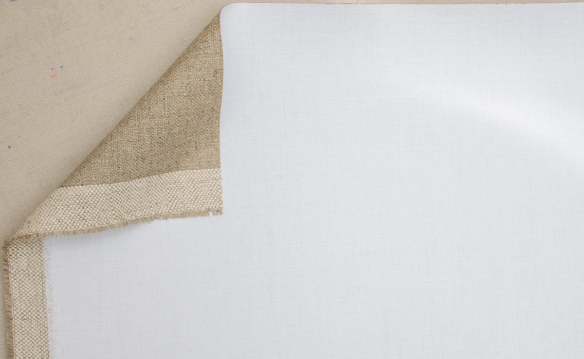primed linen APOLLO 440 g/m² white, 2.10 m width, coarse, No.2344