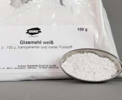 Kremer Glasmehl weiß (59810)