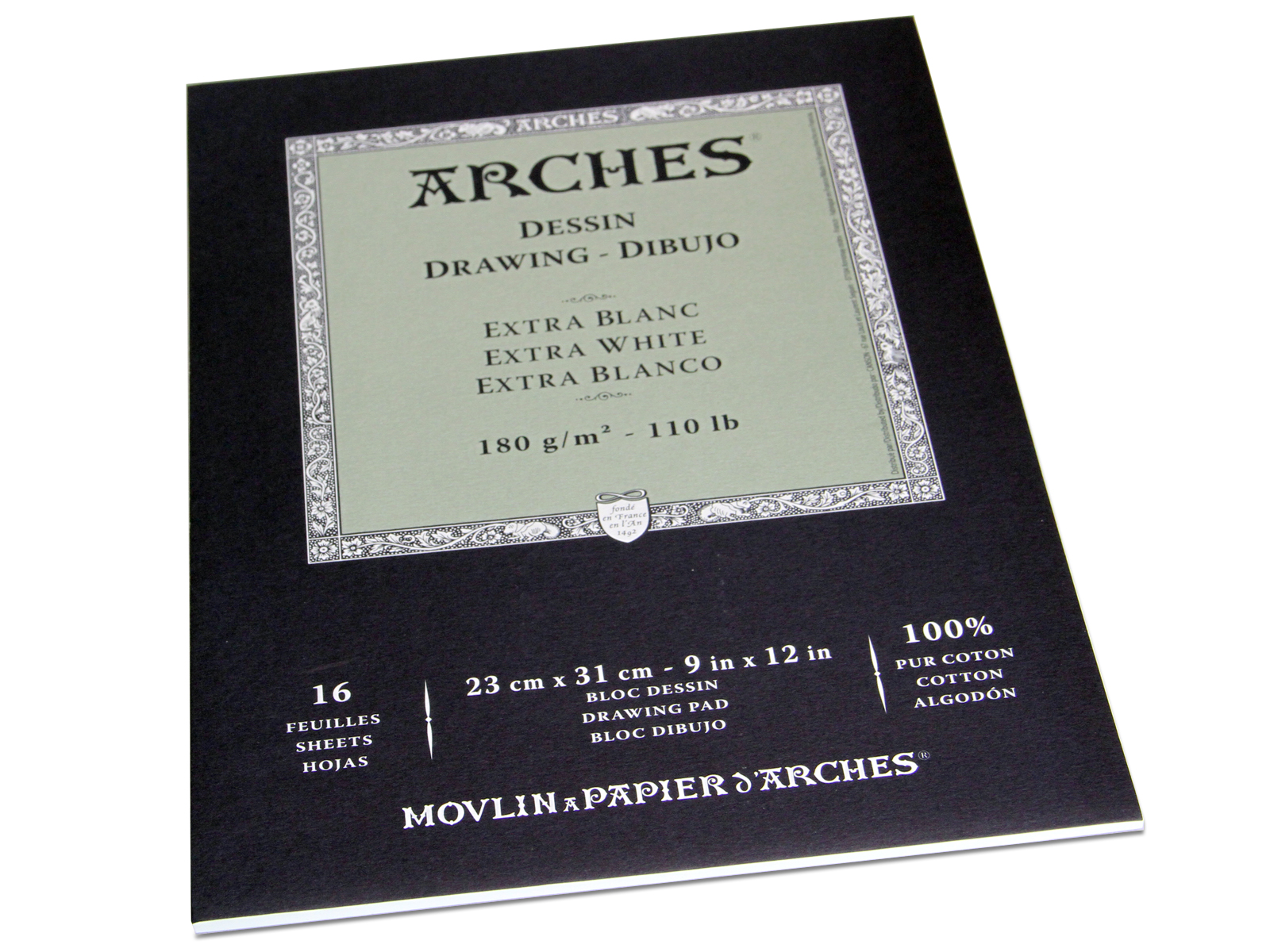 Arches Dessin Extra White Drawing Pad 180g
