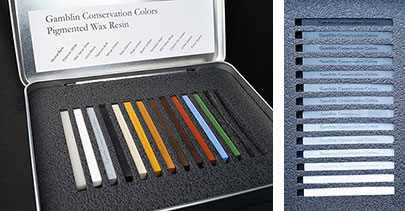 12-color-set-in-metal-box-1 Gamblin Pigmented Wax Resin Stick Set