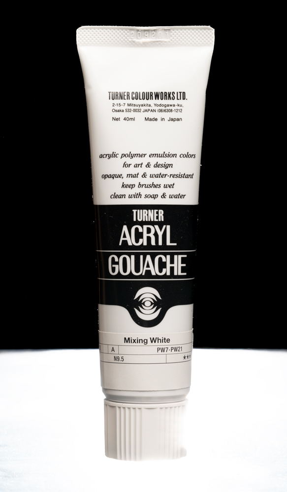 Turner Acryl Gouache 40ml Mixing white 000