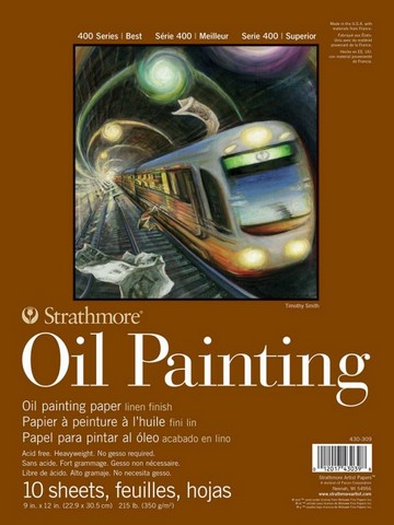 430309 Strathmore 400 Oil Painting Block