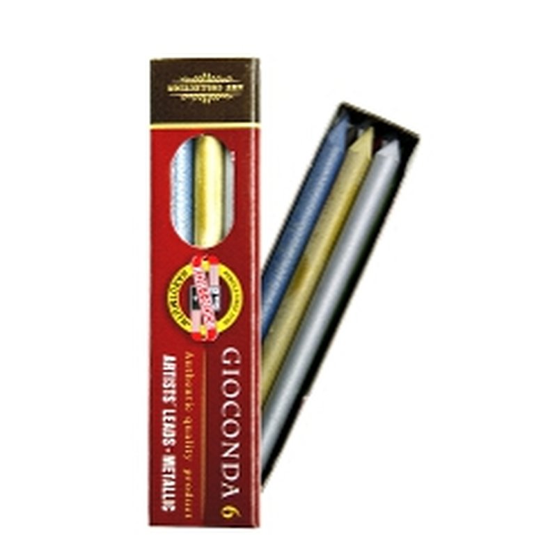 KOH I NOOR Farbminen GIOCONDA - 5.6 mm - Metallic Mix - 6er Pack (4380)