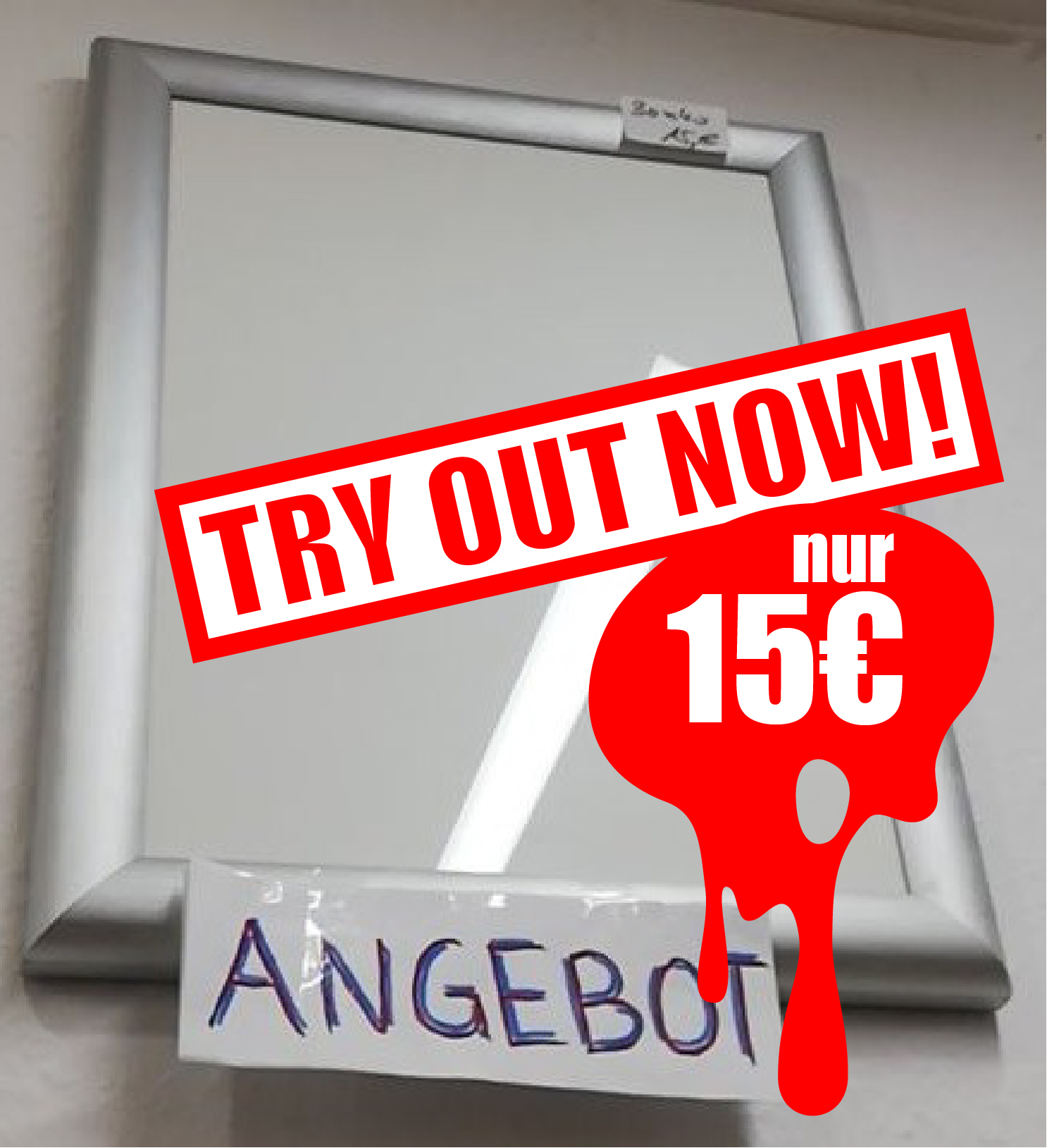 try-out-alurahmen TRY OUT Klapprahmen Aluminium 30cmx40cm
