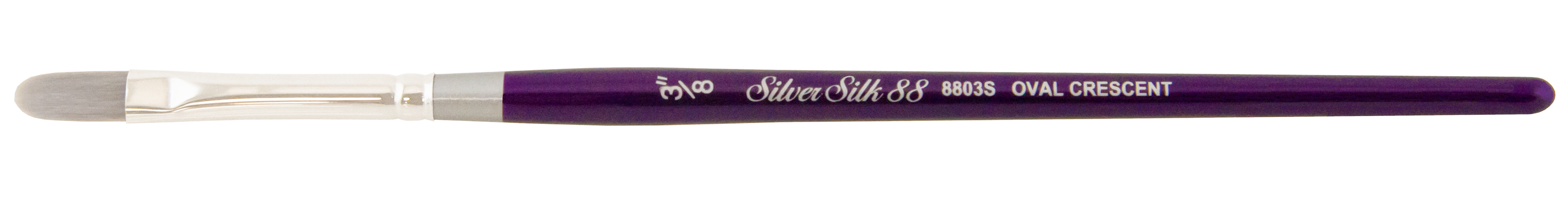 Silver Brush Silver Silk 88 SH 8803S Oval Crescent