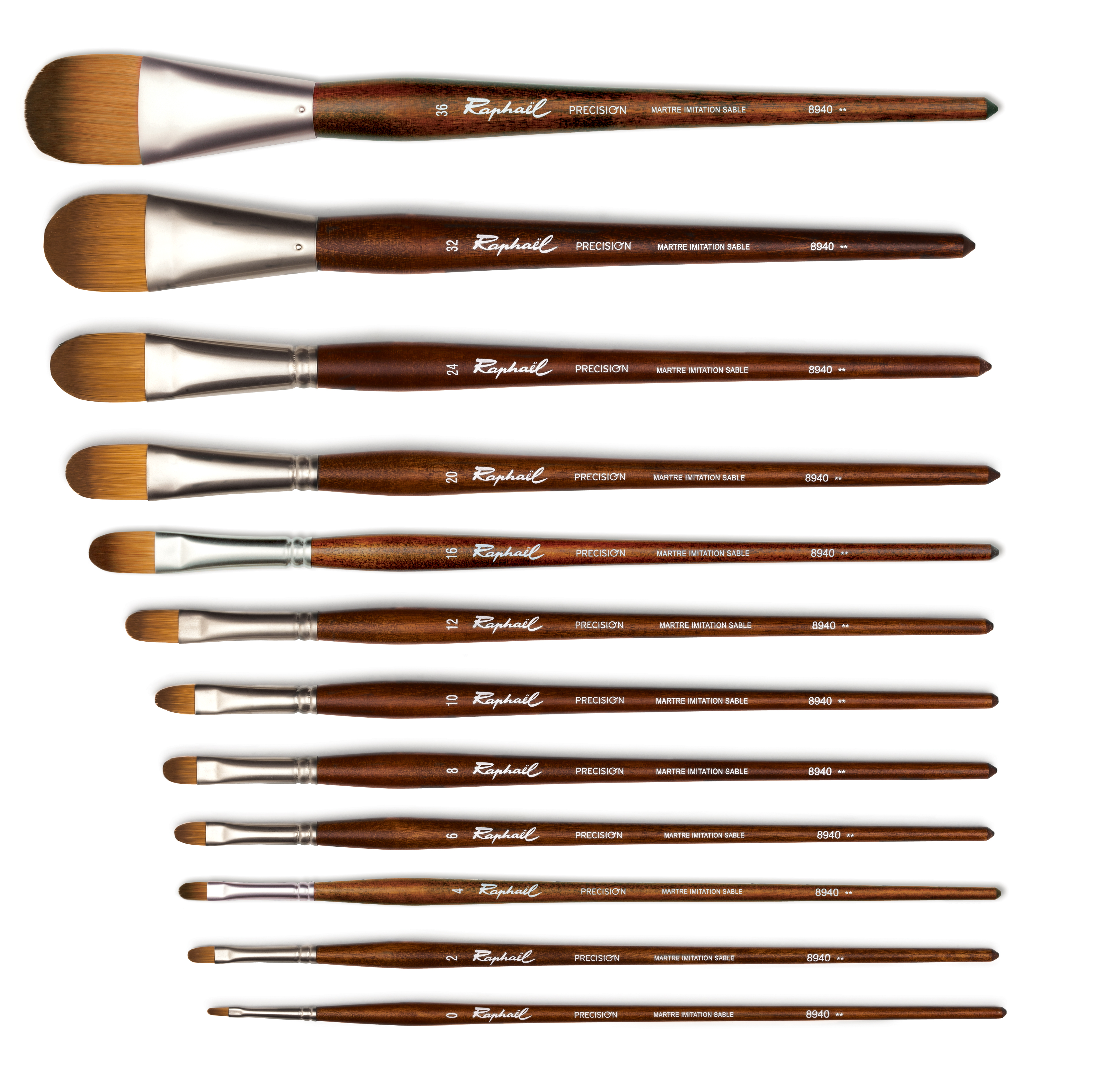 8940-Echelle1 Raphael Acrylpinsel Precision 8940