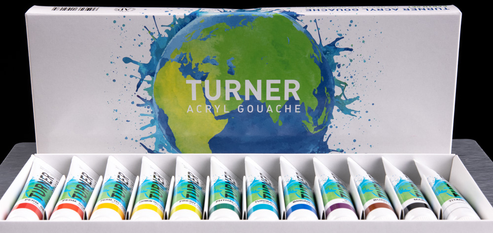 Turner Acryl Gouache Colours Set 12x11ml