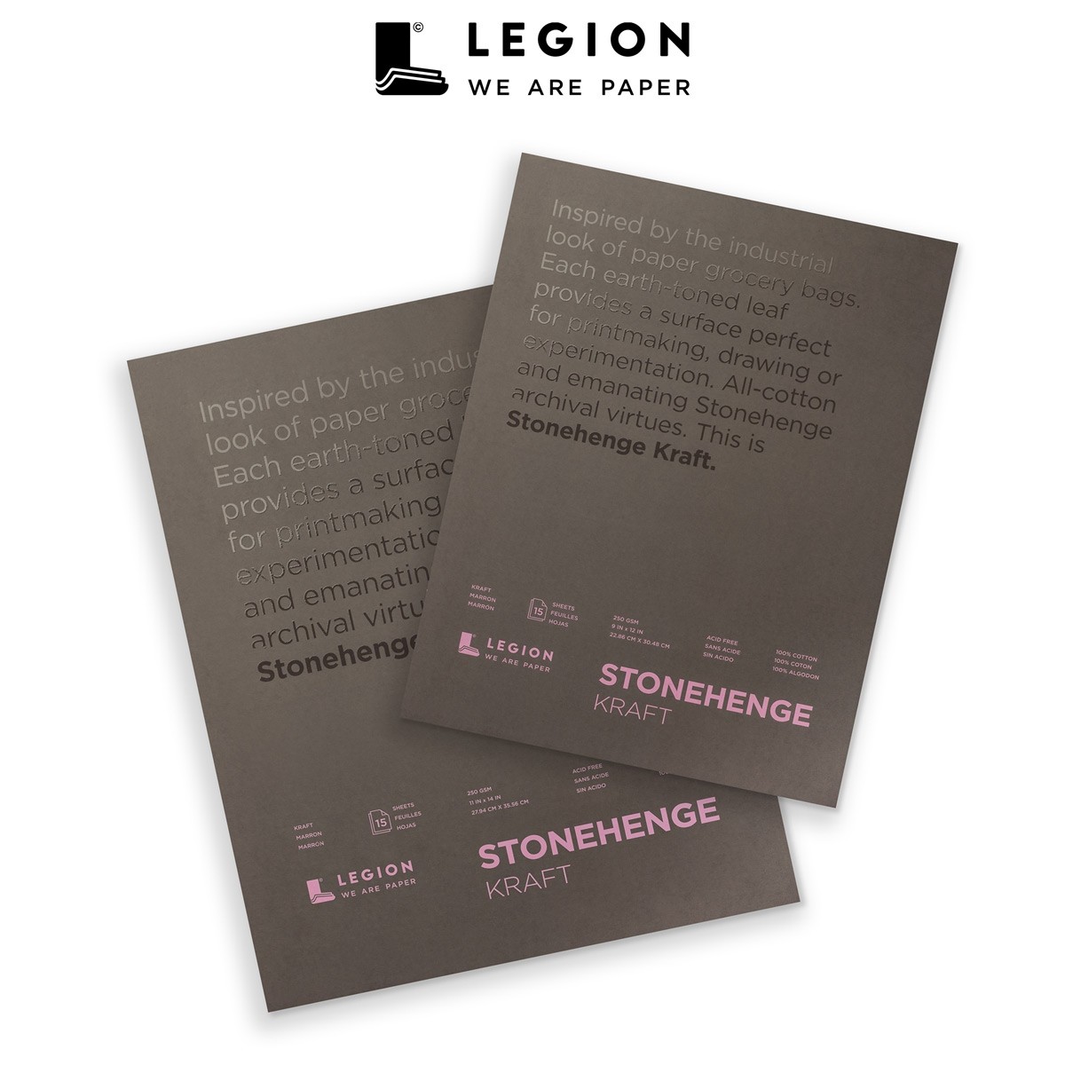 Legion Stonehenge KRAFT Block 250g/m