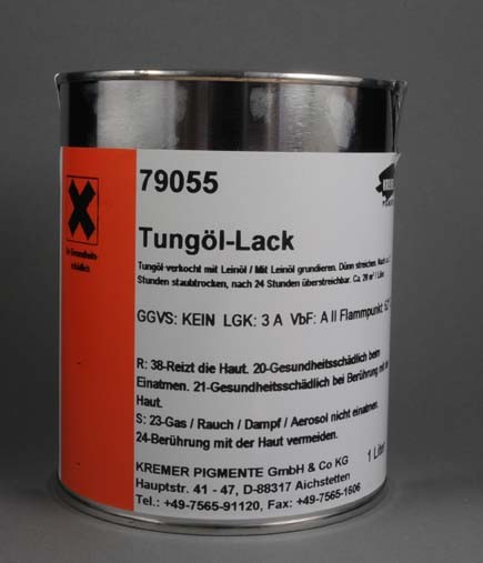 Kremer Tung Oil Varnish (79055) 1L