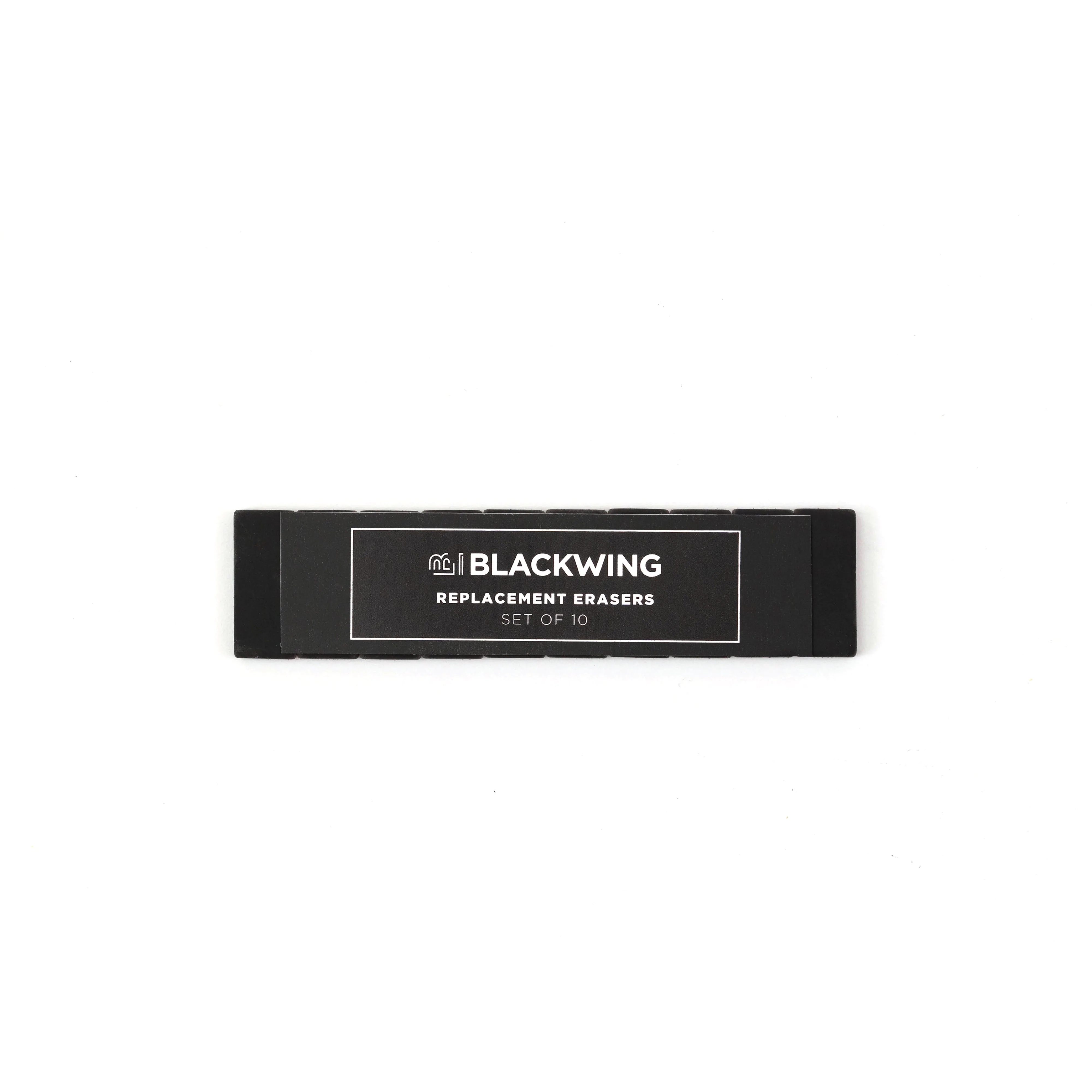 B-black BLACKWING Replacement Erasers, Set of 10