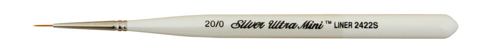 2422S-20-0_Ultra_Mini_Liner__65708 Silver Brush Ultra Mini 2422S Monogram Liner SH 20/0