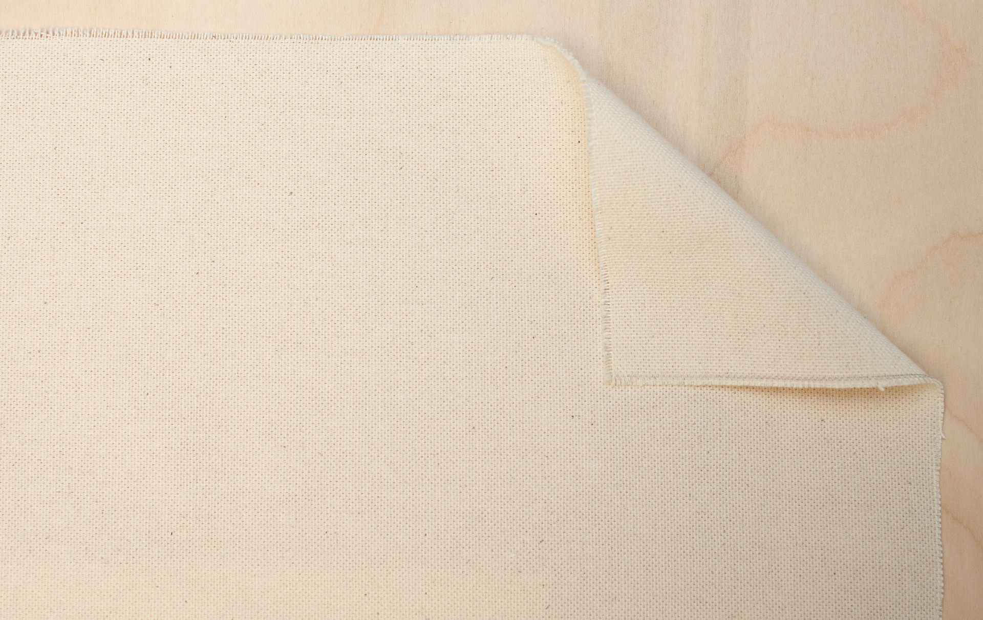 Unprimed cotton half panama weave 290 g / m², 3 m width, No. 1119353