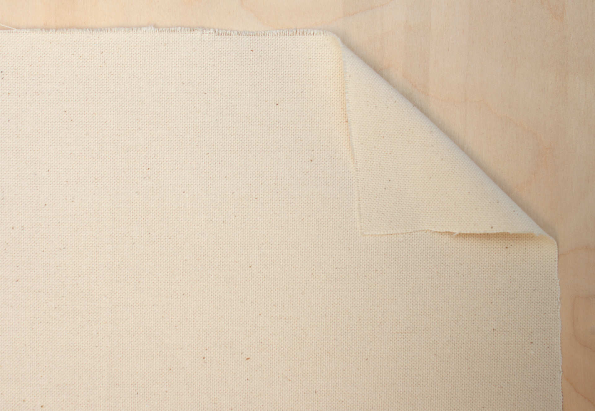 Unprimed cotton half panama weave 290 g/m², 4 m width, No. 1119354