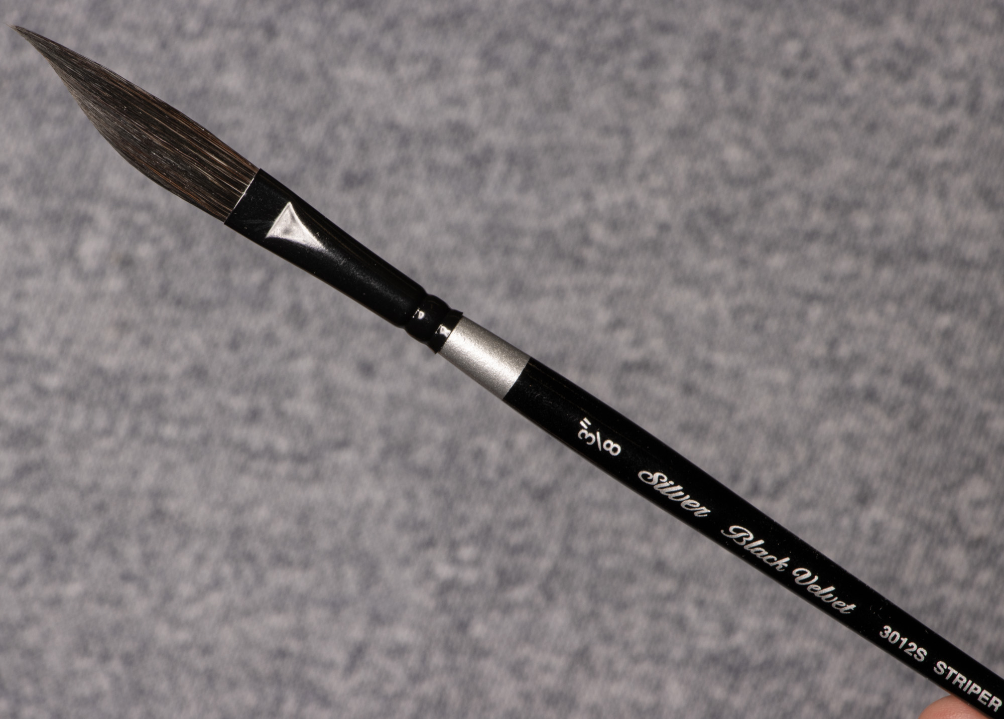 Silver Brush Black Velvet 3012S Dagger Striper