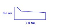 k6570 Keilrahmen Leiste K6570 (6.5 x 7.0 cm)