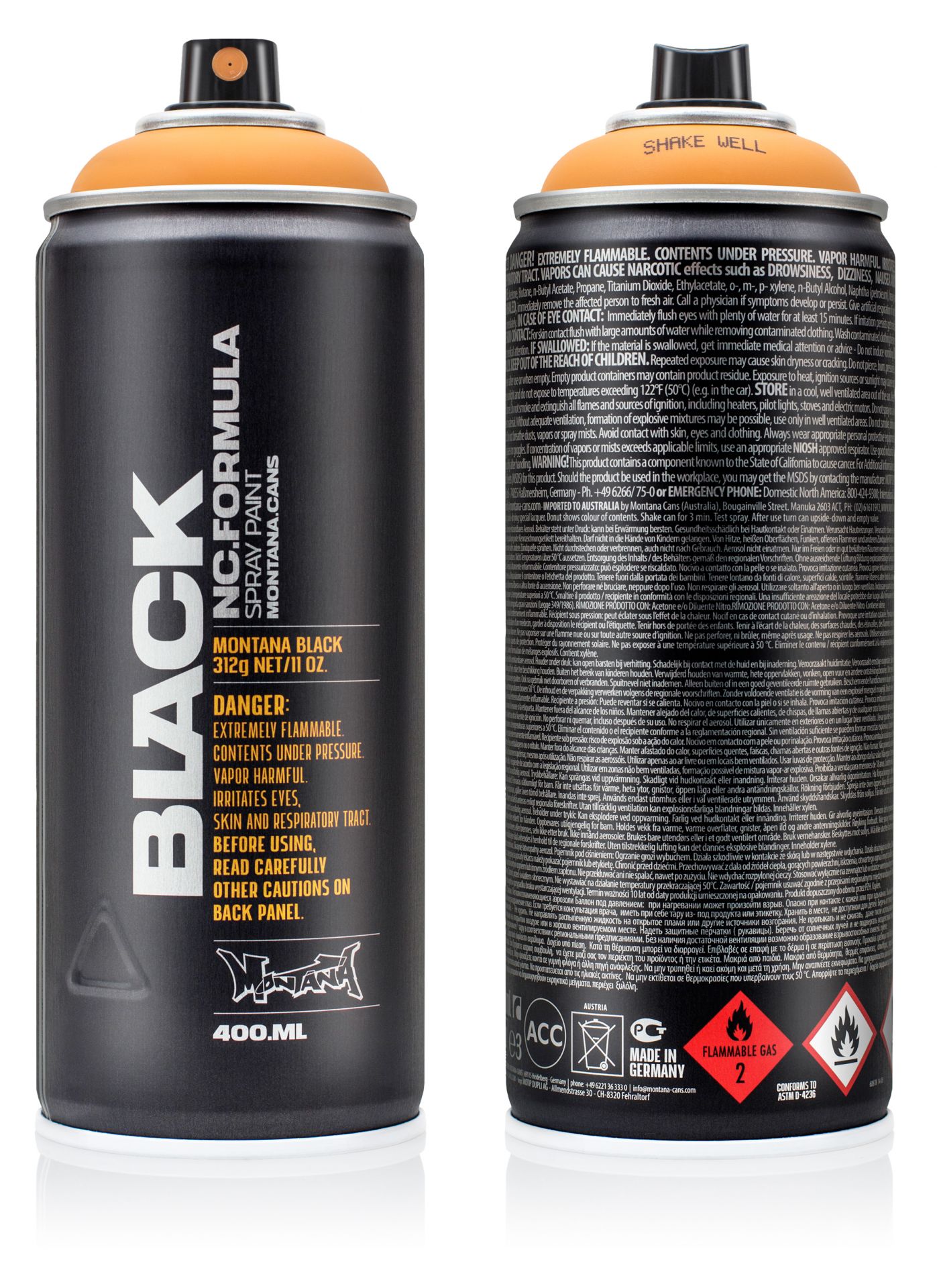Montana Cans Spray 400ml Snow White (BLACK EDITION) Montana Cans Spray 400ml Snow White (BLACK EDITION)