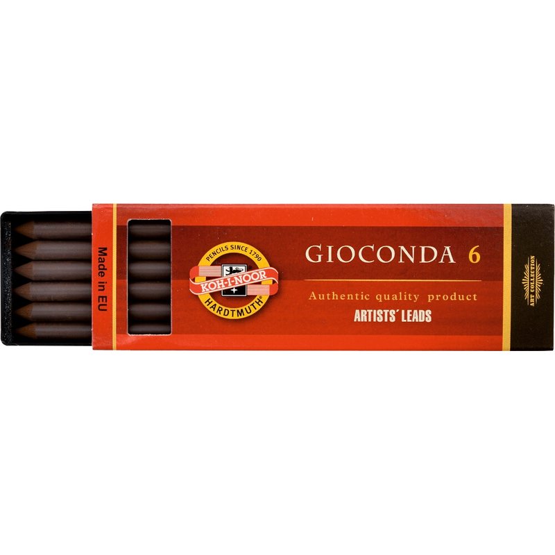 KOH I NOOR Kreide-Minen GIOCONDA 5.6 mm fettfreie Kreide - 6er Pack