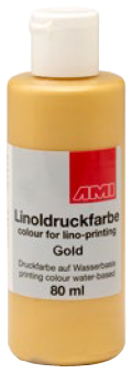 AMI Linoldruckfarbe METALLIC 80 ml