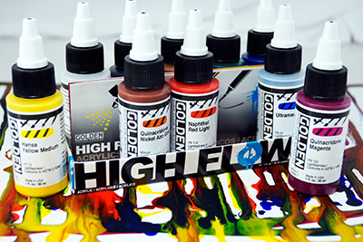 Golden High Flow Airbrush - Assorted Colors Set (953)