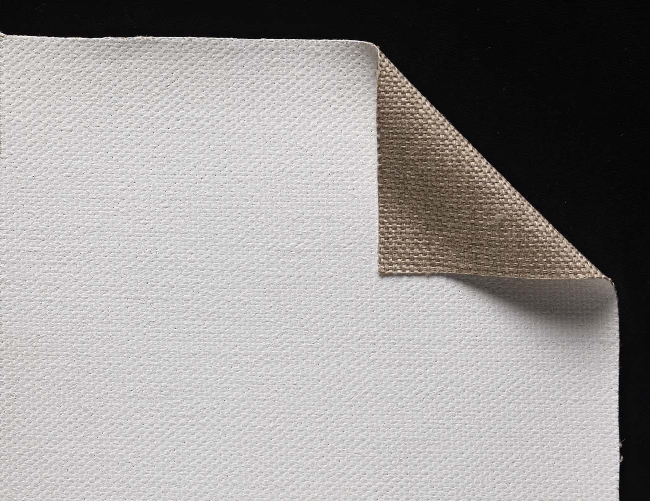 CLAESSENS 229 Absorbent primed linen 600 g/m² white, 2.10 m width, coarse