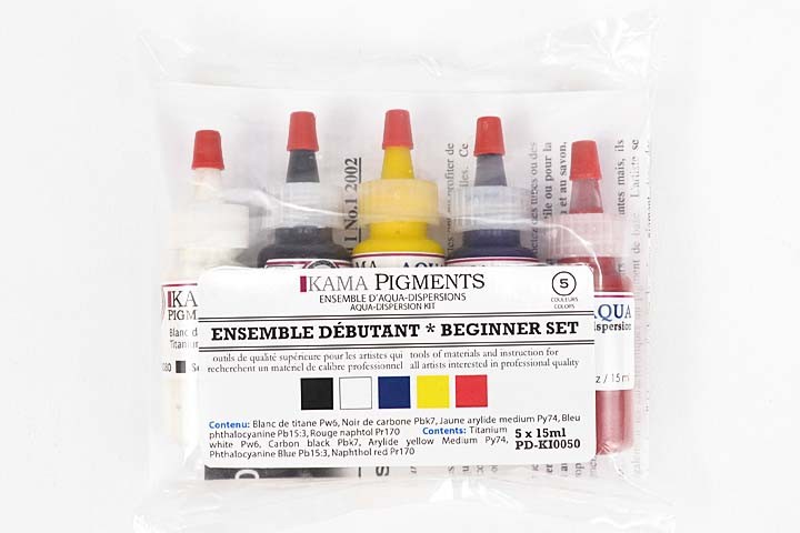 Kama Pigments Beginners 15 ml Aqua-Dispersion Kit