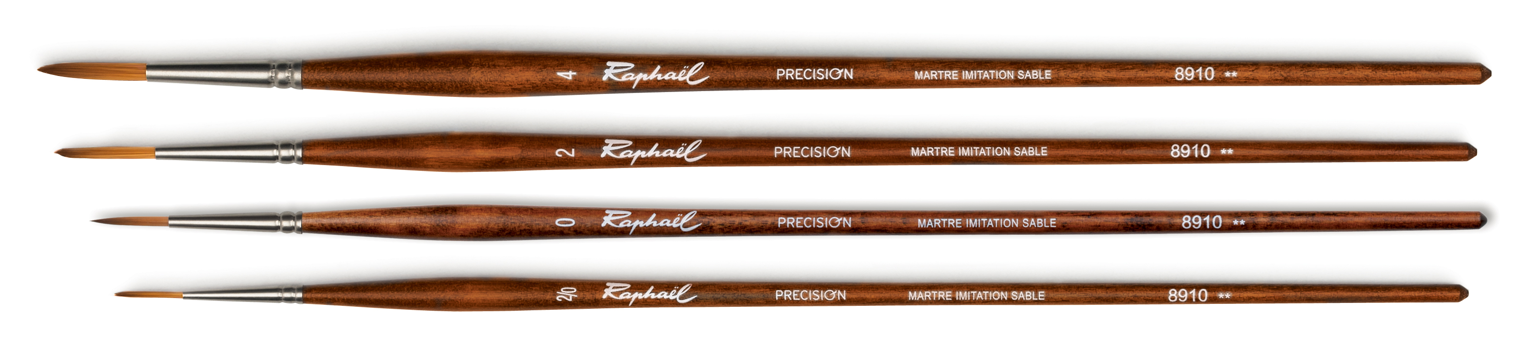 8910-Echelle1 Raphael Acrylpinsel Precision 8910