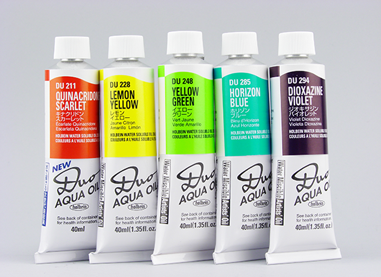 DUO_group2 Holbein Aqua DUO Water Soluble Oil Colors 40ml
