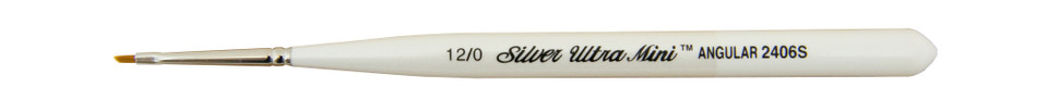 Silver Brush Ultra Mini 2406S Angular SH 12/0