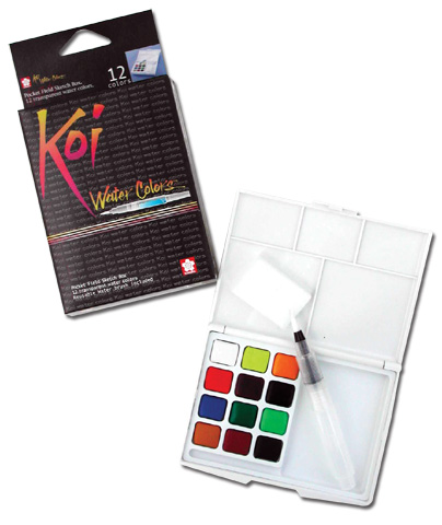 XNCW12H-aquarell-sakura Sakura Koi Watercolor Sets