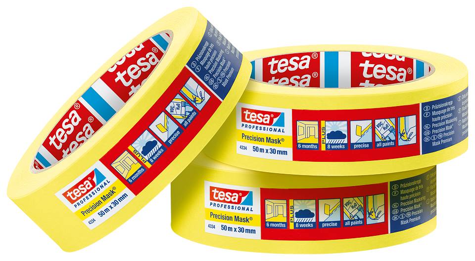 tesa-4334-2 Tesa Klebeband 4334 Gelb