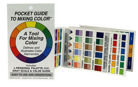 cw3452-sls-farbkreis Color Wheel Farbmischkreis im Taschenformat (Pocket Mixing Guide)