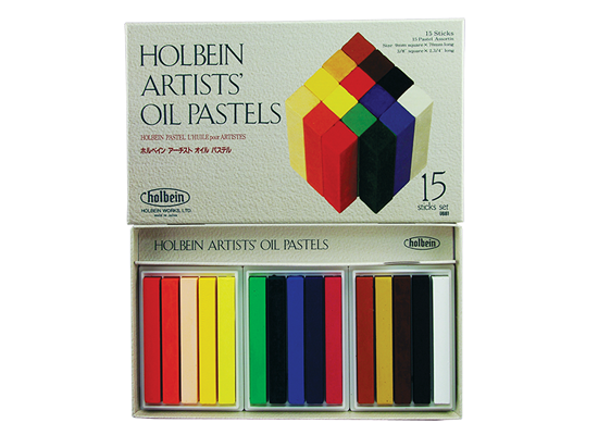 Holbein Oil Pastel Set of 15 Colours