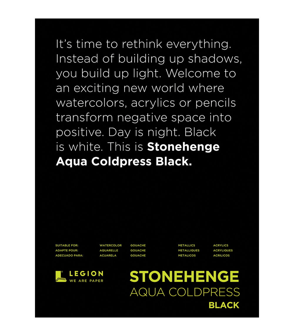 Legion Stonehenge Aqua COLDPRESS BLACK 300g/m