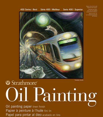 4313-strathmore-serie-400-oilpainting-bogen Strathmore 400 Oil Painting sheets 350g 45.72 x 60.96 cm 10er Pack