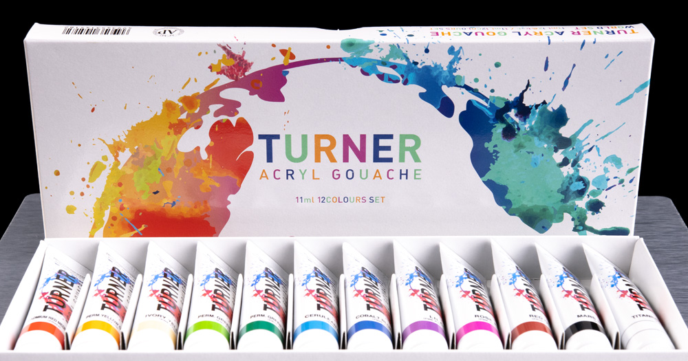 Turner Acryl Gouache Colours Sets 12x11ml