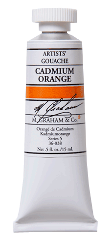 gouache-cadmium-orange038 M. Graham and Co. Gouache Colors 15ml