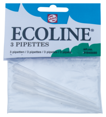 TALC3427 Talens Ecoline Pipetten 3er Set