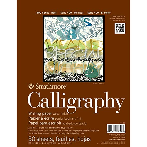 strathmore-400-kalligraphie Strathmore 400 Kalligraphie Block 75g 21 x 28cm