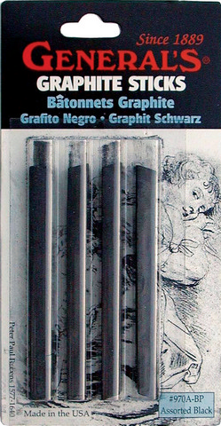 General Pencil Kimberly Graphite Sticks - 4 Pack