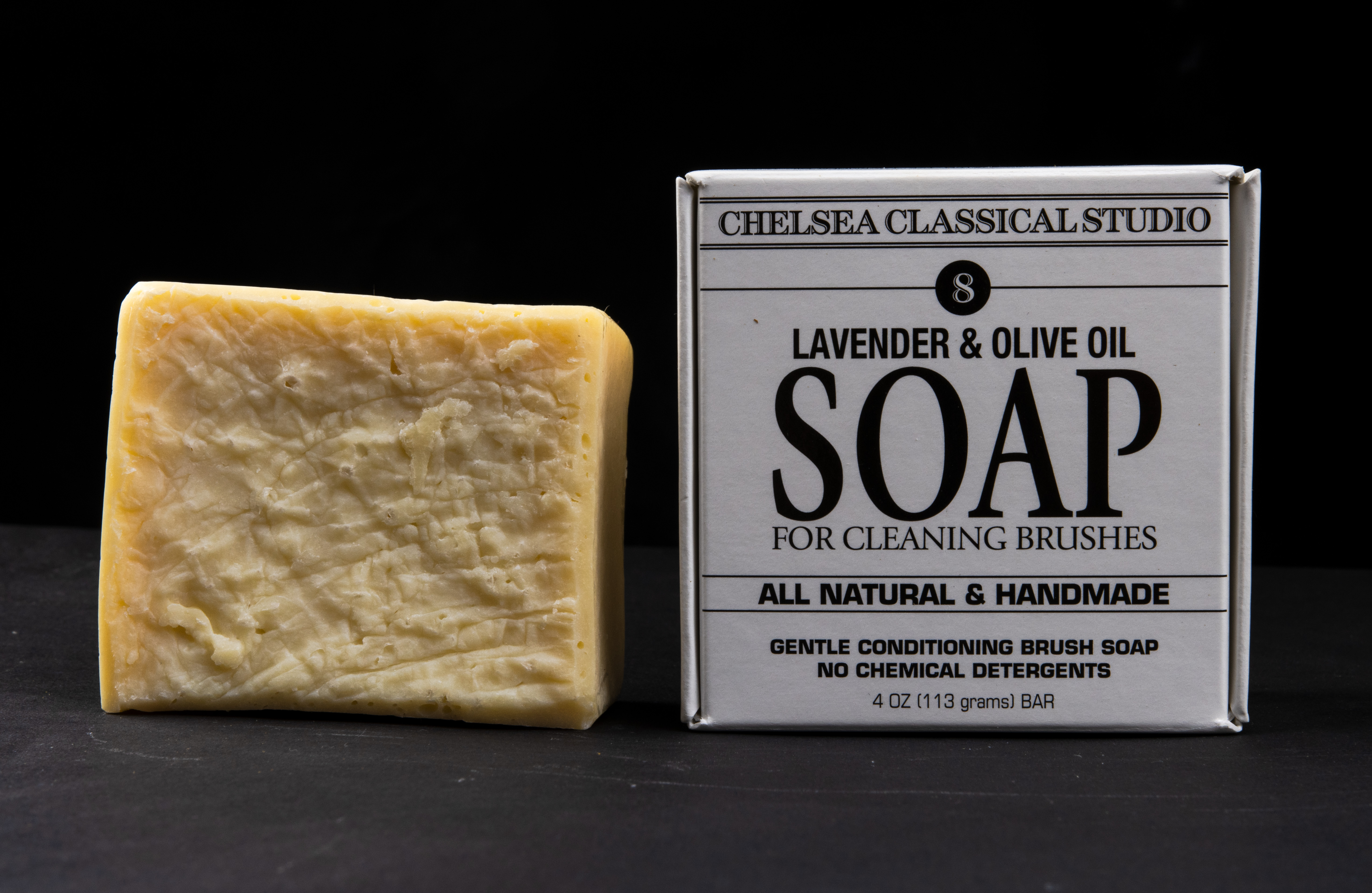 Chelsea Classical Studio Lavender and Olive Oil Brush Soap