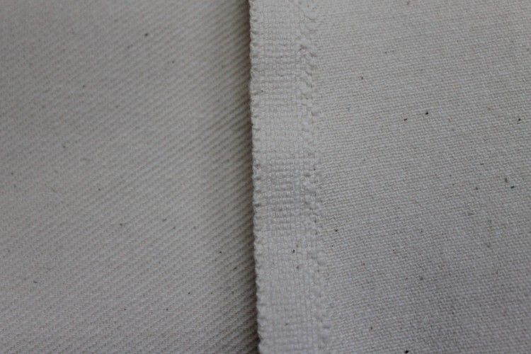 Unprimed cotton with twill weave 380g/m² 1,60 m width, No. 380