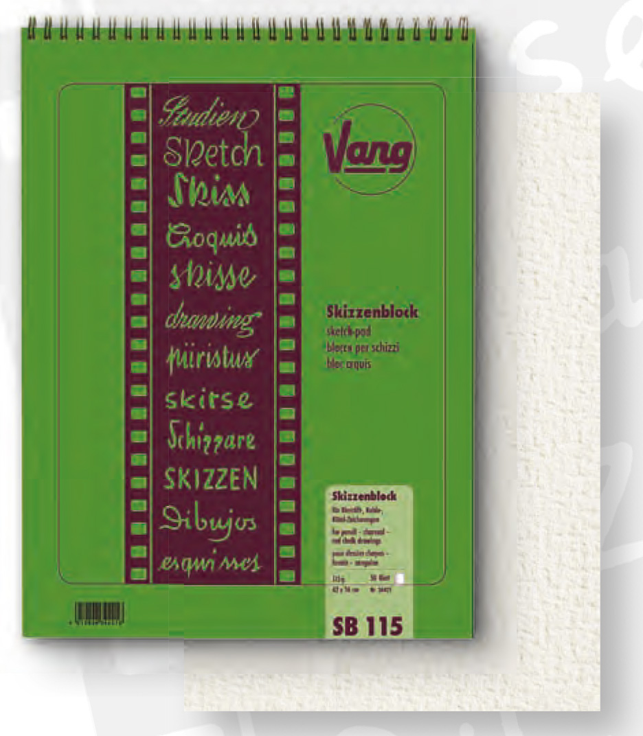 grun Vang Sketchblock Classic Spiral Gruen-115 g
