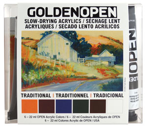 Golden Open Acrylics Introductory Set Traditional (045)
